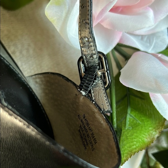 👠Apostrophe Vintage Black Peep Toe Heels - Picture 16 of 16